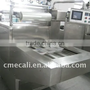 Full Automatic Plastic Tray Sealing Machine With MAP and Vacuum thumbnail-1