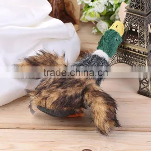 2015 Classic Dog Toys Stuffed Squeaking Duck Dog Toy Plush Puppy Honking Duck for Dogs Pet Chew Squeaker Squeaky Toy thumbnail-2