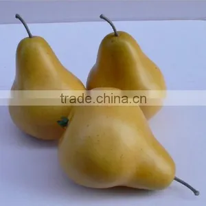 3 Artificial Weighted Pears Fake Faux Fruits and Vegetables thumbnail-1