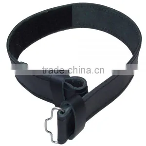 Scottish Black Leather Belt Masonic, Thistle Plain Kilt Belts Without Buckle thumbnail-4
