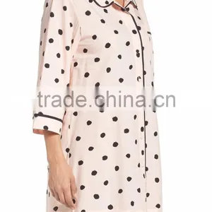 Sleep Shirt for Women Fashion Cotton Knit Sleep Shirts Wholesale Pajams Sleepwear thumbnail-3