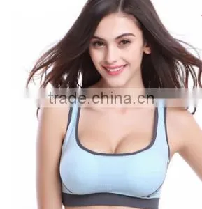 2017 High Quality Fitness Sports Wear Breathable Sexy Women Sports Bra thumbnail-5