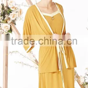 2016 Latest Elegant Women Spring Two Piece Sleepwear thumbnail-2