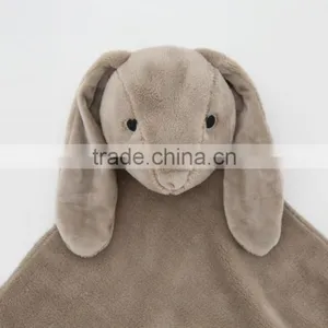 Best Sell Baby Product Soft Coral Fleece Push Rabbit Toy Thick Baby Thin Blanket thumbnail-3