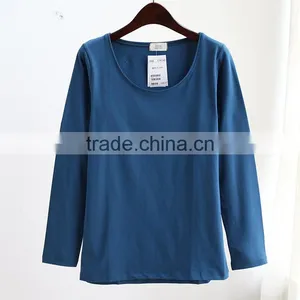 Made in China! Custom Made Ladies Elastic Bottom Shirt ,women Base Shirt thumbnail-4