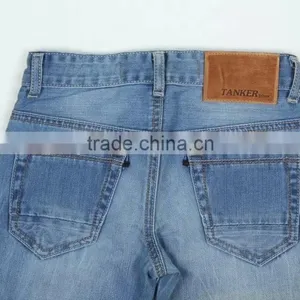 Boys Light Blue OEM/Wholesale HIGH-END100% Cotton Jeans Kids Fashion Denim Blue Jean thumbnail-5