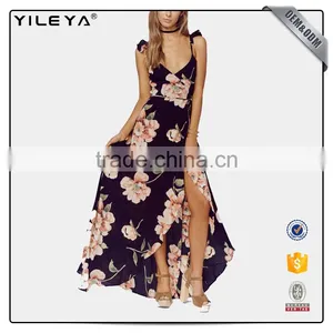 2017 Deep-V Sexy Backless Lady Dress thumbnail-4