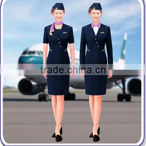 2015 Shoujia Fashion Airline Stewardess Uniform thumbnail-5