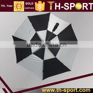 Funny Checks Golf Umbrella thumbnail-1