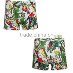 Wholesale Colorful 100%polyester Mens Beach Shorts Mens Board Shorts 2017 Swimwear Beachwear thumbnail-6