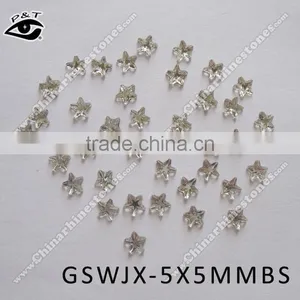 HOT FIX CHINESE RHINESTONE 5X5MM STAR SHAPE CRYSTAL CLEAR thumbnail-2