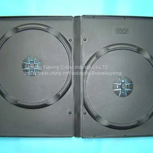 Dvd Case Printing Dvd Box Printing cd Dvd Storage Case 14mm Double Black Rectange (YP-D802H) thumbnail-1