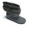 2012 New Designs 0.2cm Heels Size 36-41 Fashion Comfortable Grey PU Female Ankle Boots thumbnail-1