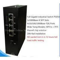 5-портовый промышленный неуправляемый PoE-коммутатор Ethernet с полной гигабитной скоростью thumbnail-1