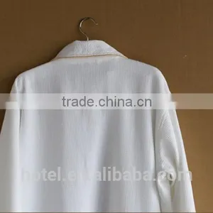 100 Cotton White Adult Waffle Bathrobe For Hotel thumbnail-4