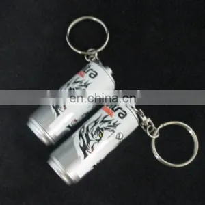 Plastic Mini Keychain With Unique Can Shape Keyring thumbnail-3