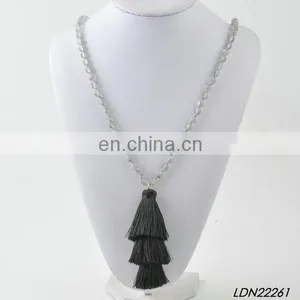 Latest Design Beads Necklace Fringe Necklace thumbnail-3