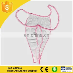High Quality Disposable Non-woven Hospital T-shape Pants thumbnail-1
