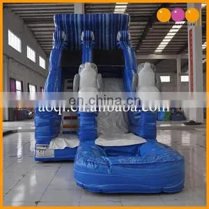 2017 China Popular Water Games Dolphin Inflatable Water Slides for Lake thumbnail-3
