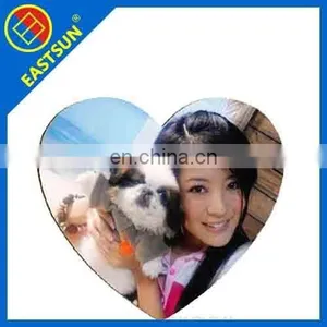 Printed Custom Adult Big Heart Shaped Mouse Pad thumbnail-1