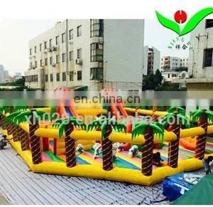 Popular Kids Jungle Inflatable Amusement Park for Sale thumbnail-1