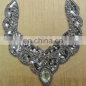 Latest Handwork Embroidery Designs Collar Necklace thumbnail-1