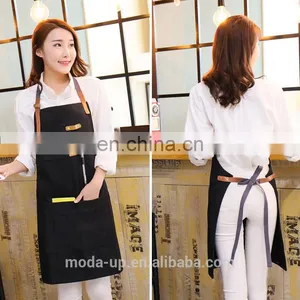Cotton Polyester Kitchen Apron With Custom Logo High Quality Chinese Supplier thumbnail-5