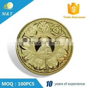 Factory Direct Sales Metal 3d Gold Dual Plating Coin thumbnail-2