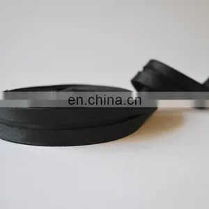 Bias Binding Satin Ribbon Black thumbnail-1