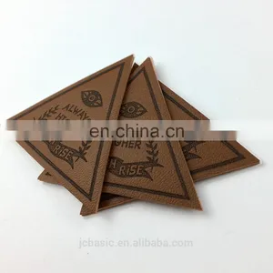 Washable Embossed Fake Leather Tags Labels thumbnail-4