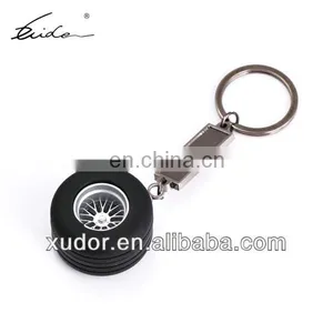 Rubber and Metal Keychain, Auto Parts Keychain, Tyre Keychain thumbnail-2