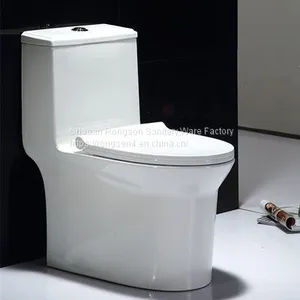 Manufacturer Factory Bathroom High Quality Ceramic New TOTO Siphonic One Piece Water Closet With Slow Down Seat Cover thumbnail-3