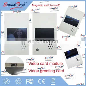 Manufacture Video Greeting Cards, Brochure Card Video, Video Business Card thumbnail-6