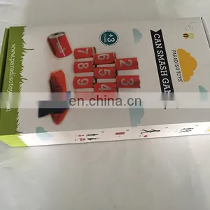 Can Smash Game Sandbag Tin Box Children Hit Tin Box Set thumbnail-2