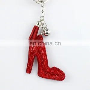 Red Tassel Pendant With Diamond thumbnail-1