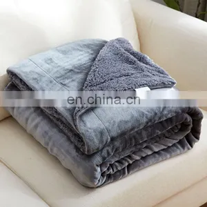 Warm Super Soft Custom Print Muslin Polyester Polar Fleece Flannel Blanket thumbnail-5