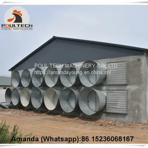 Qatar Selling Poultry Farming Equipment Exhaust Fan & Ventilation System & Air Cooler/Air Heater in Poultry & Livestock Farm thumbnail-1