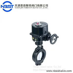 D971X-10Q QT Type Motorized Wafer Butterfly Valve thumbnail-2