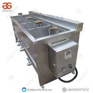 Banana Chips / Legumes Automatic Chips Frying Machine 50 Kg/h thumbnail-1
