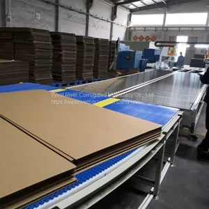Flexible Cardboard Logistics System For Corrugated Cardboard Production Line | PLC Control thumbnail-1