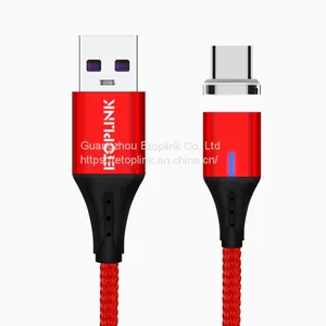 ETOPLINK 2019 New 3A QC3.0 Fast Charging Magnetic USB Cable Support Data thumbnail-4