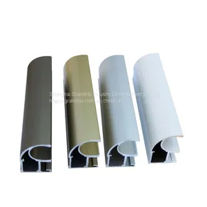 Wardrobe Sliding Door Track Profile Aluminium Stile Vertical Handle thumbnail-4