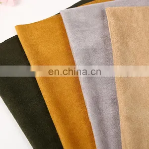 China Factory Price 100% Polyester Microfiber Upholstery Suede Waterproof Fabric for Sofa/ Home Textile thumbnail-1
