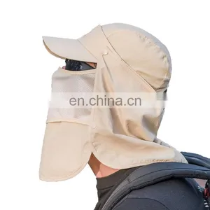 2020 New Design Couples Light String Outdoor UV Protection Sun Hats Bucket Fishing Bucket Hat thumbnail-1