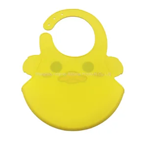 New Design Food Grade Soft Silicone Baby Bibs for Babies Easily Wipe Clean thumbnail-5