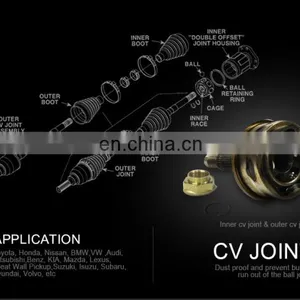 HY-5-010 Wholesale Axle Auto CV Constant Velocity Joint Car Axle Parts CV Joint Inner CV Joint Hyundai for Hyundai New Santa Fe2 thumbnail-4