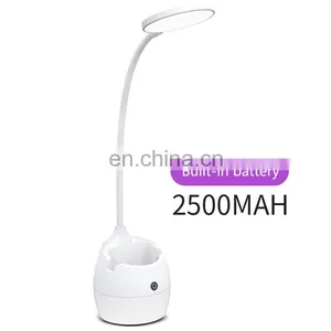 Wholesale Fashion Modern Rechargeable Battery Led Table Light Lamp Touch Reading Table Lamp thumbnail-5