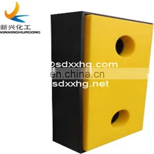 Heavy Traffic Door Polyethylene Yellow UHMWPE Dock Bumper Sliding UHMW PE Dock Bumper Pads DOCK WALL RUBBER BUMPER thumbnail-5
