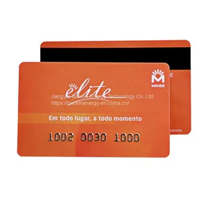 Custom Credit Card Size Business Card With Embossed Number Holographic Overlay for High Quality Plain Pvc Card Printing Hologram thumbnail-1
