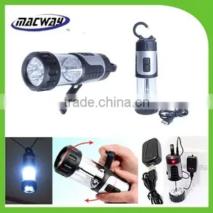 5+12led Crank Dynamo Rechargeable Emergency Light thumbnail-1